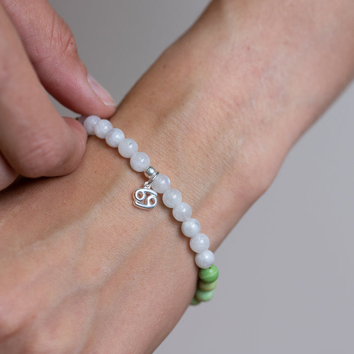 Cancer Birthstone Gemstone Bracelet - Djuna Studios