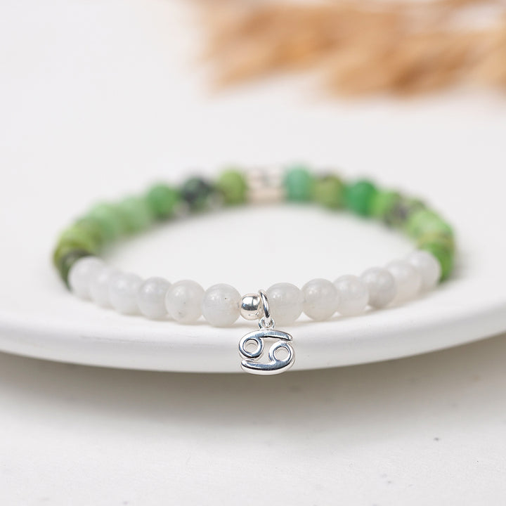 Cancer Birthstone Gemstone Bracelet - Djuna Studios