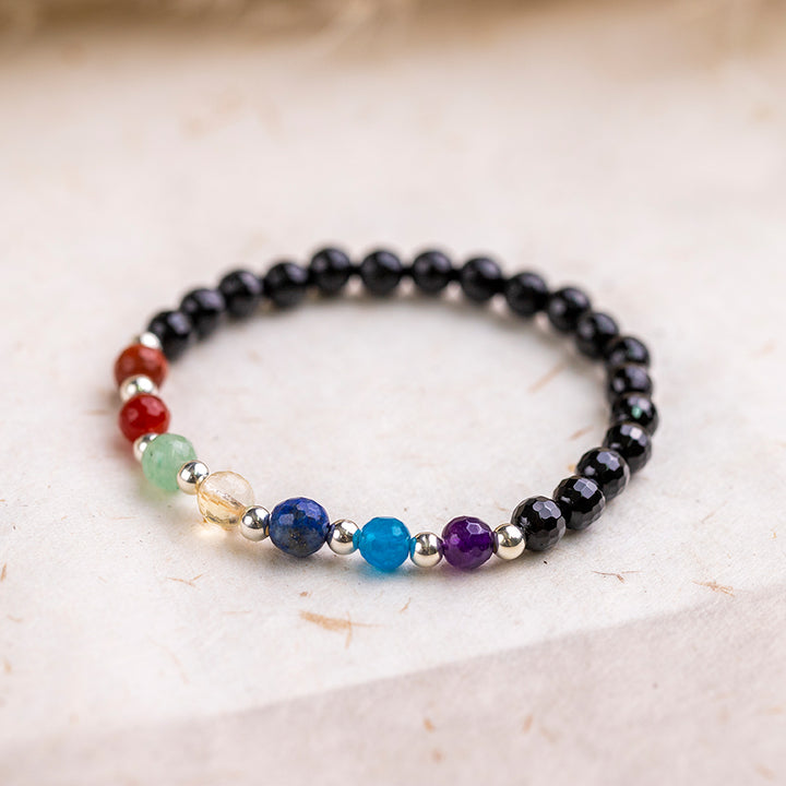 Chakra Bracelet with Tourmaline - Djuna Studios