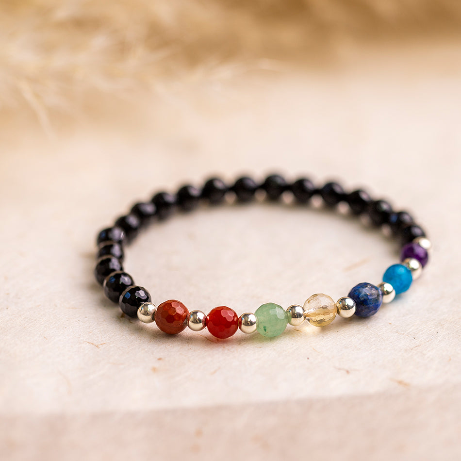 Chakra Bracelet with Tourmaline - Djuna Studios