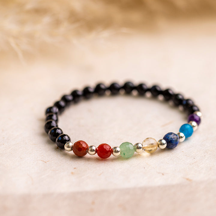 Chakra Bracelet with Tourmaline - Djuna Studios