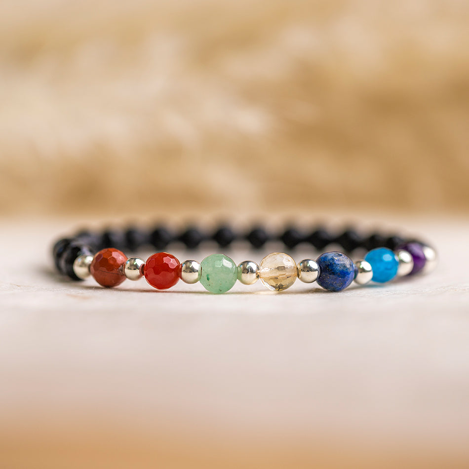 Chakra Bracelet with Tourmaline - Djuna Studios