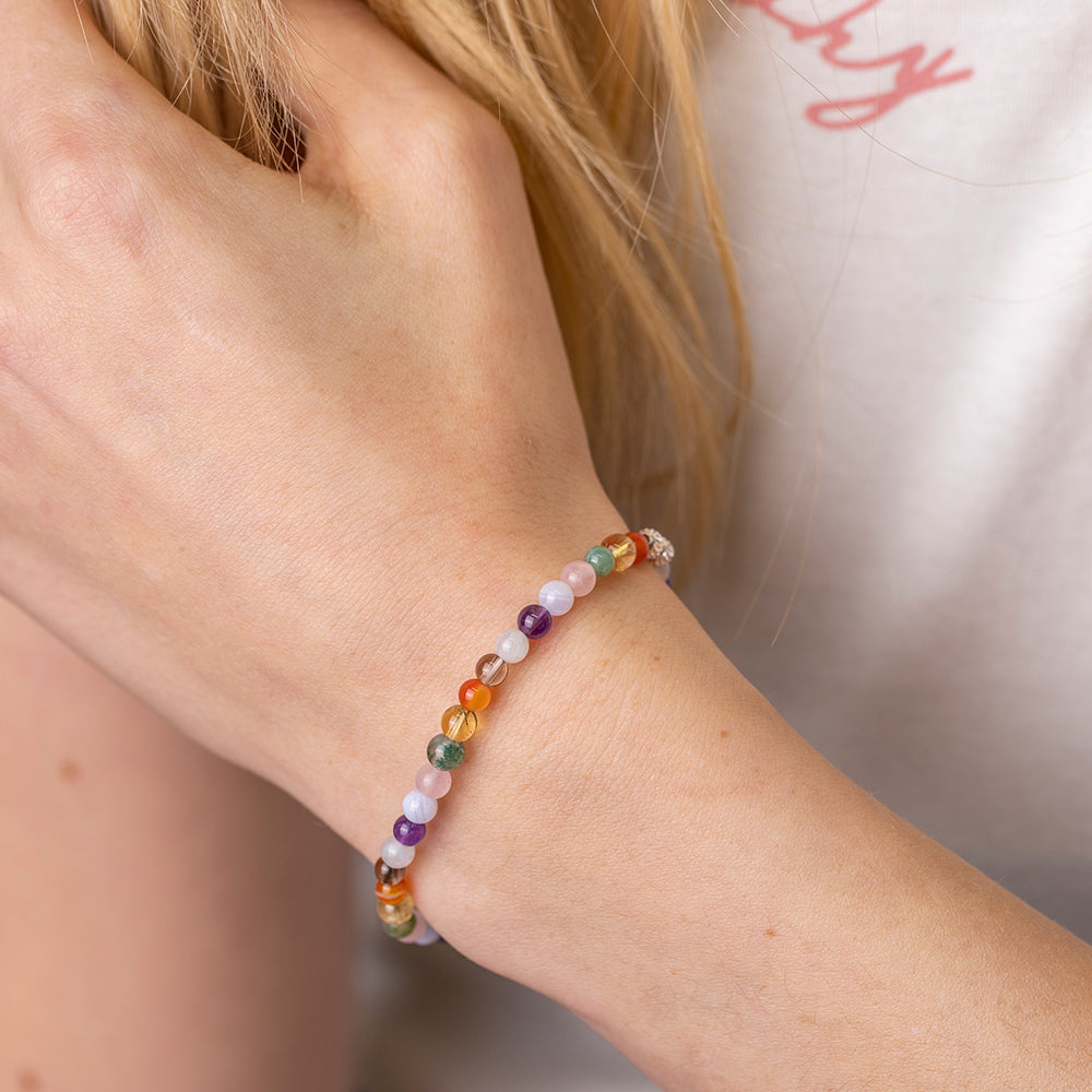 Chakra Gemstone Bracelet 4mm - Djuna Studios