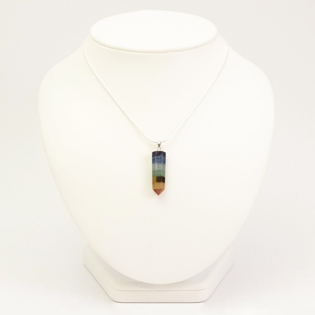 Chakra Sterling Silver Point Pendant - Djuna Studios