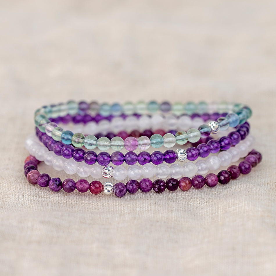 Crown Chakra Bracelet Set - Djuna Studios