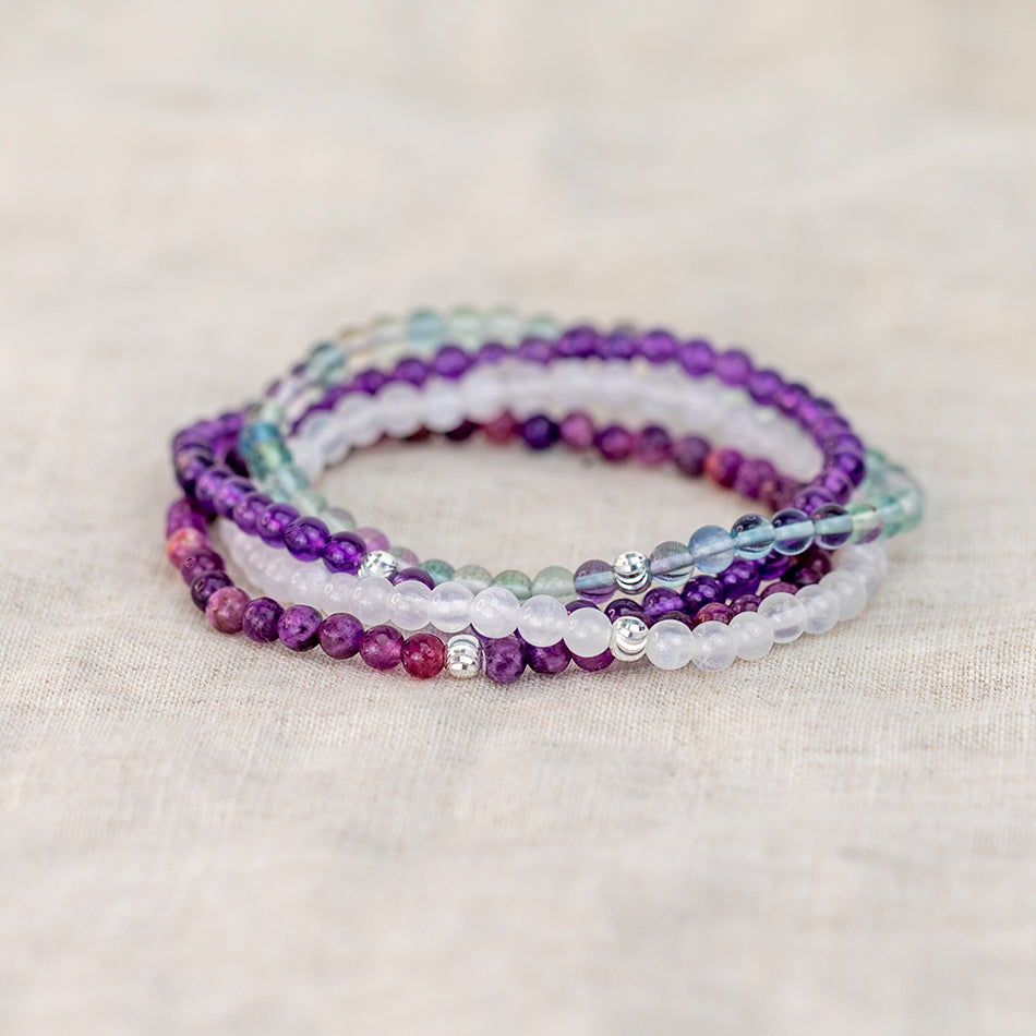 Crown Chakra Bracelet Set - Djuna Studios