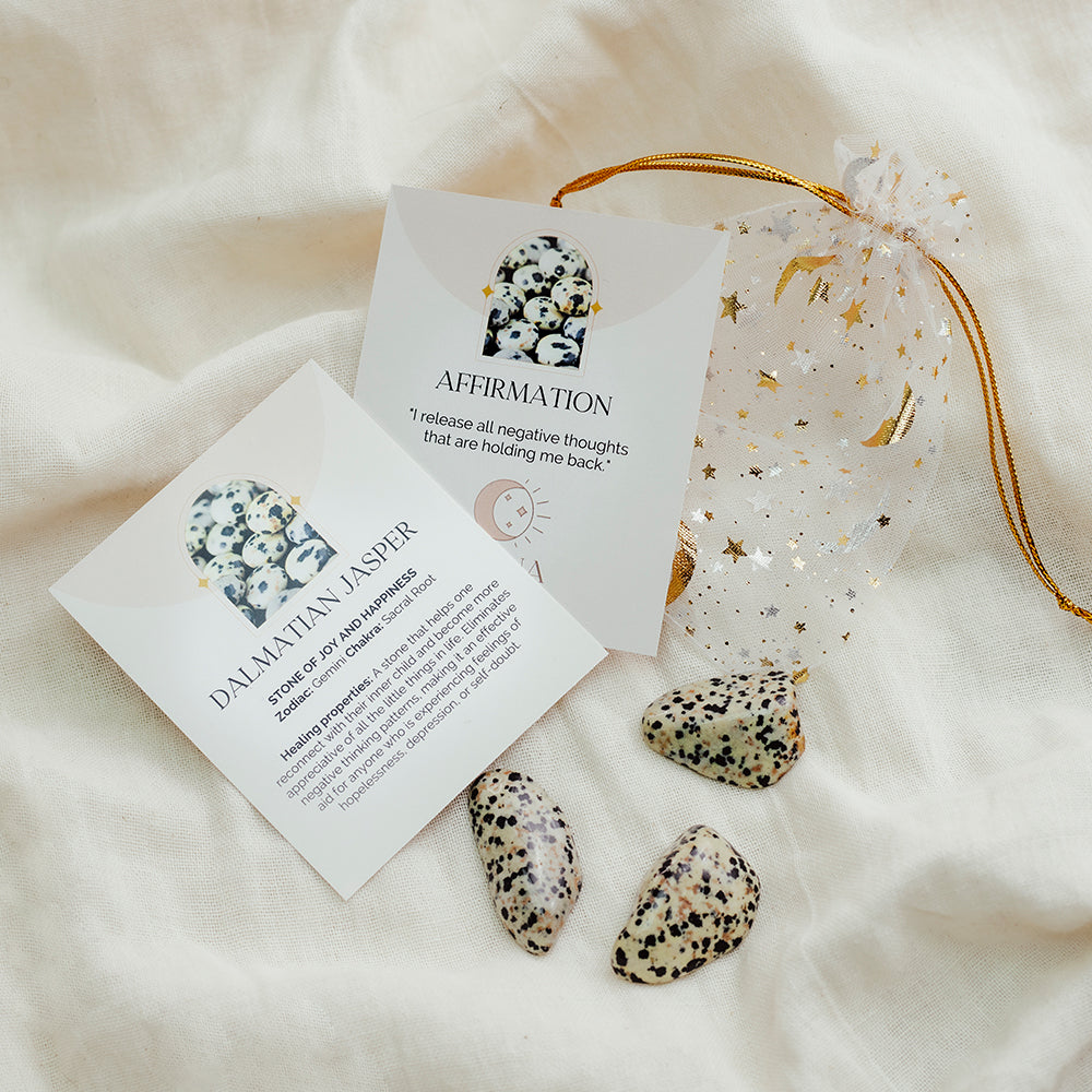 Dalmatian Jasper Tumblestones - Djuna Studios