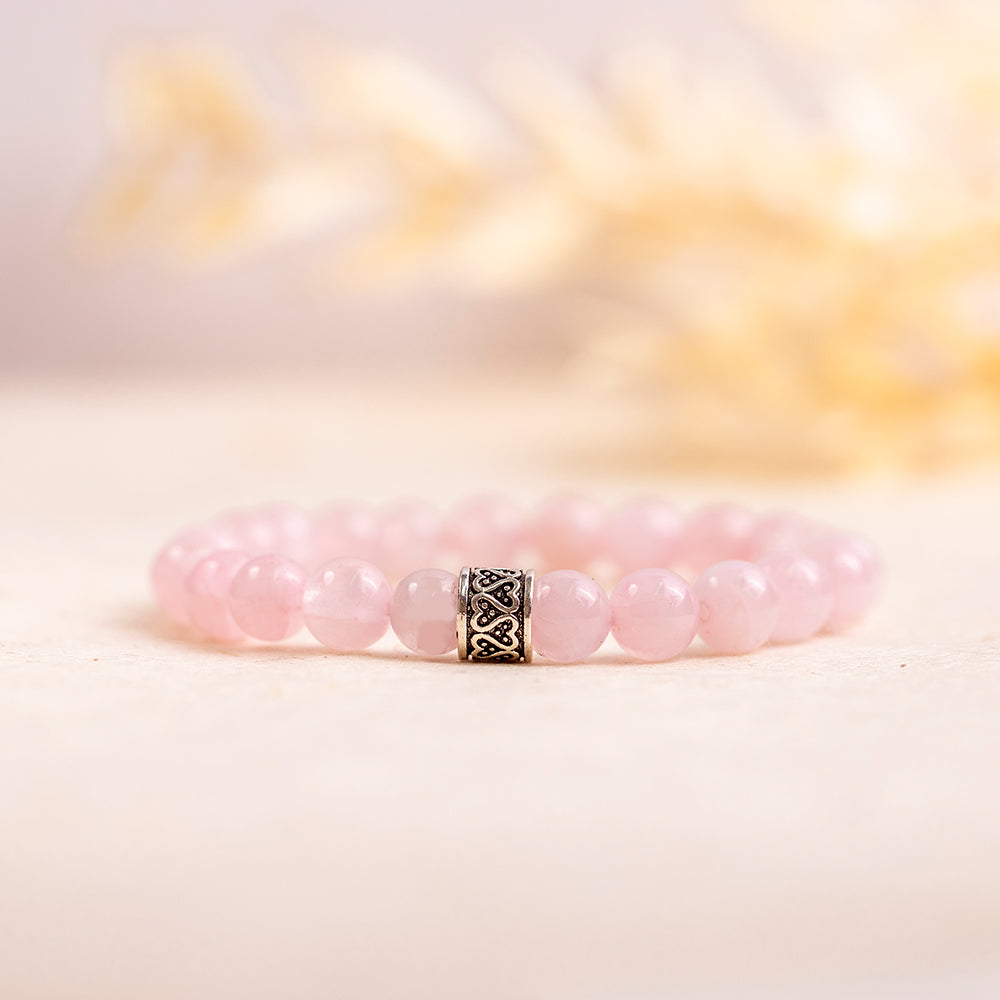 Rose Quartz Bracelet - 8mm - Djuna Studios