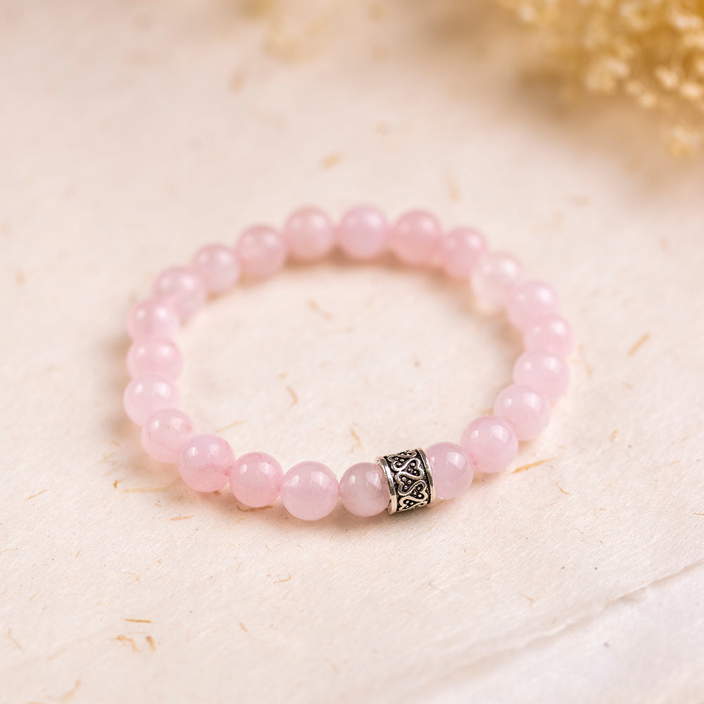 Rose Quartz Bracelet - 8mm - Djuna Studios