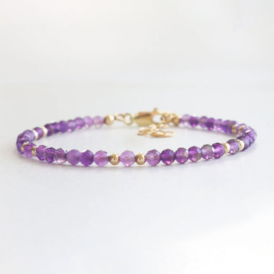Amethyst Dainty Bracelet - Djuna Studios