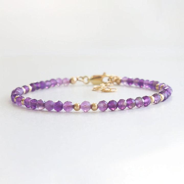 Amethyst Dainty Bracelet - Djuna Studios