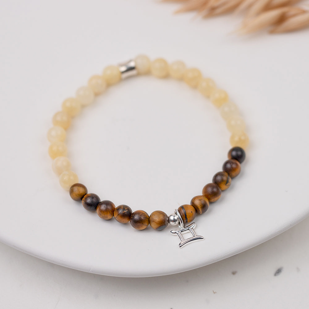Gemini Birthstone Gemstone Bracelet - Djuna Studios