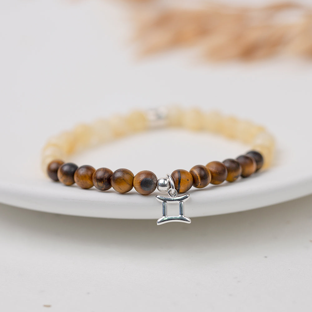Gemini Birthstone Gemstone Bracelet - Djuna Studios