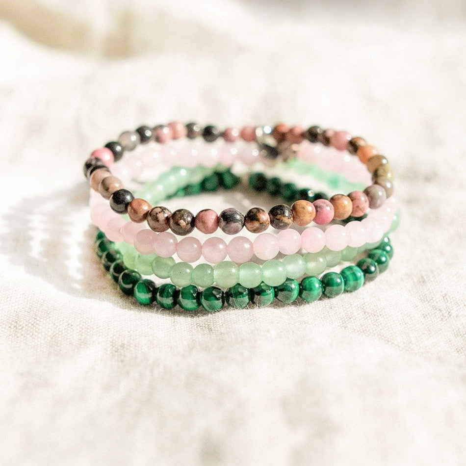 Heart Chakra Bracelet Set - Djuna Studios