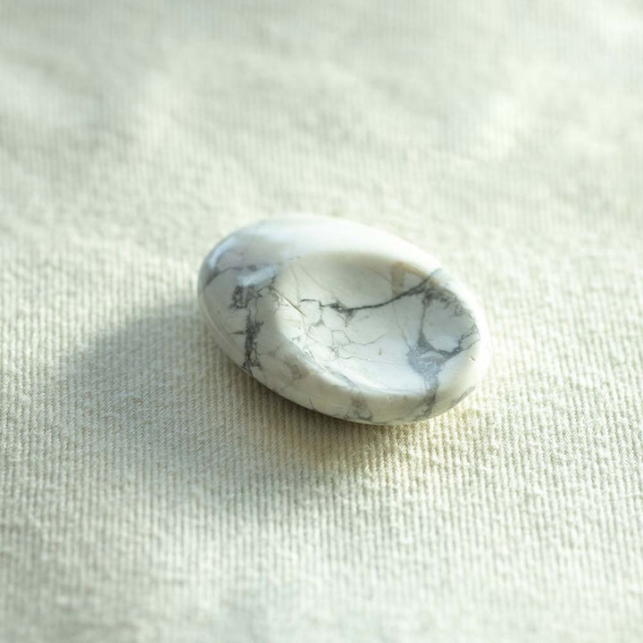 Howlite Thumb Stone - Djuna Studios