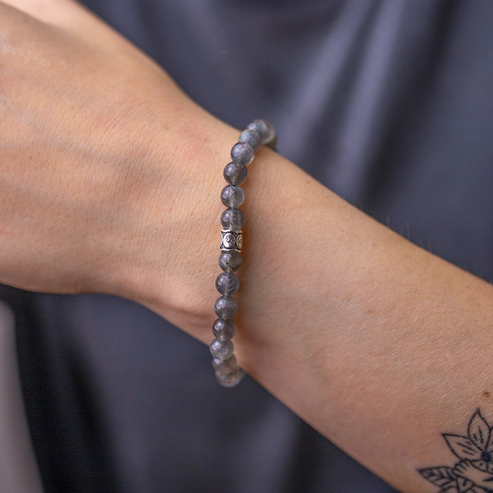 Labradorite Bracelet 6mm - Ethereal Bloom - Djuna Studios