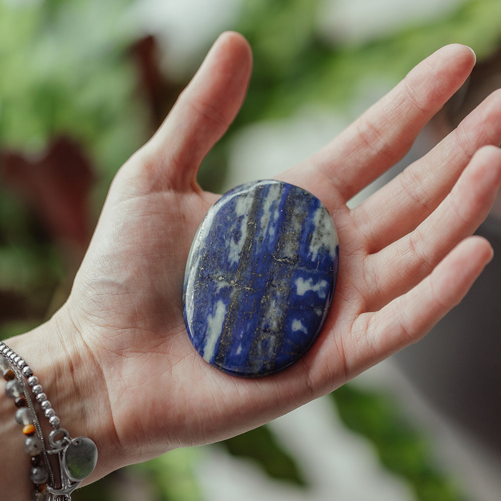 Lapis Lazuli Palm Stone - Djuna Studios
