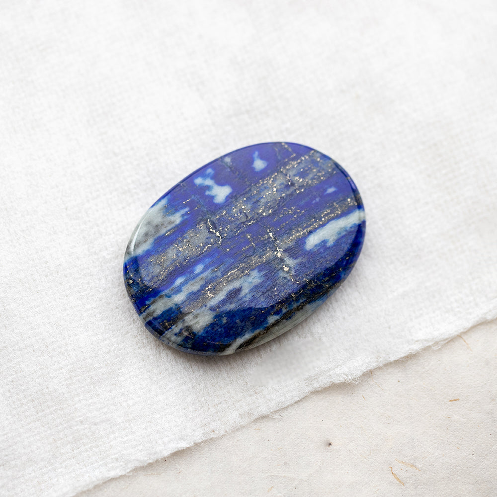 Lapis Lazuli Palm Stone - Djuna Studios