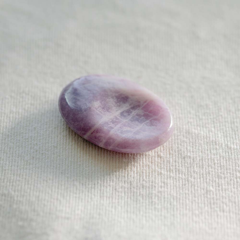 Lepidolite Thumb Stone - Djuna Studios