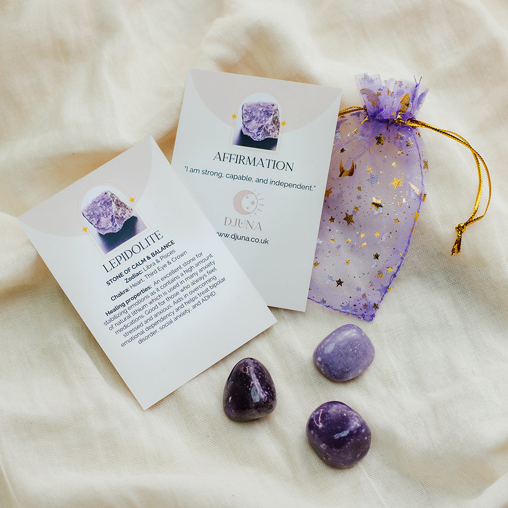 Lepidolite Tumblestones - Djuna Studios
