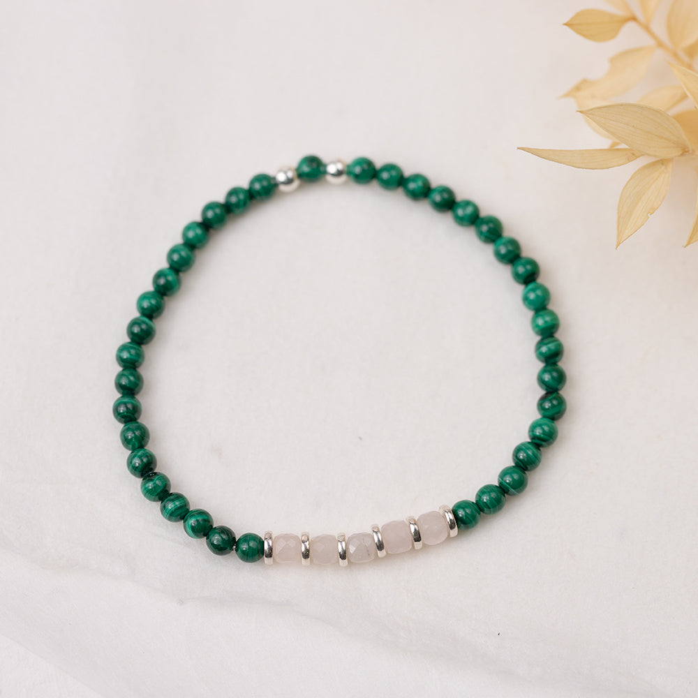 Heart Healer Gemstone Bracelet 4mm - Djuna Studios