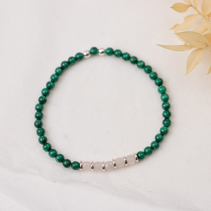 Heart Healer Gemstone Bracelet 4mm - Djuna Studios