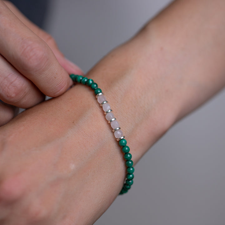 Heart Healer Gemstone Bracelet 4mm - Djuna Studios