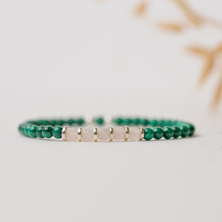 Heart Healer Gemstone Bracelet 4mm - Djuna Studios