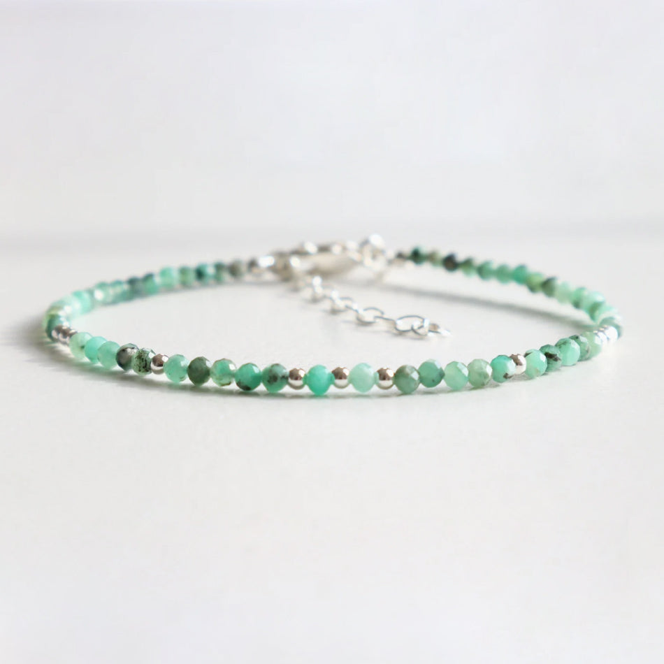 Emerald Dainty Bracelet - Djuna Studios