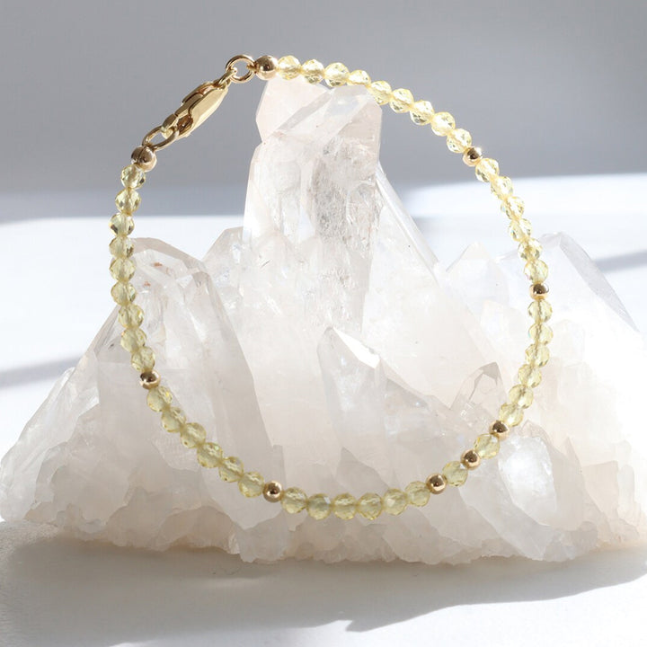 Citrine Dainty Bracelet - Djuna Studios