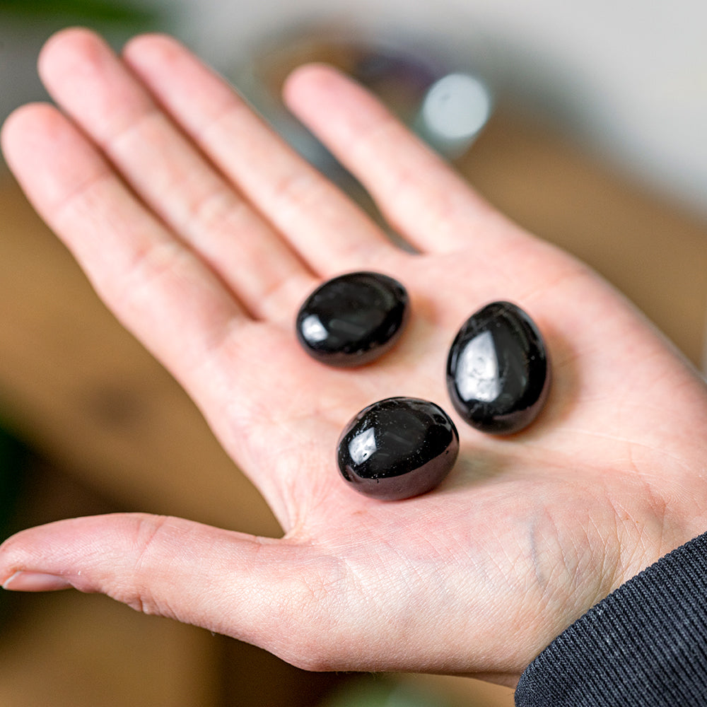 Obsidian Tumblestones - Djuna Studios