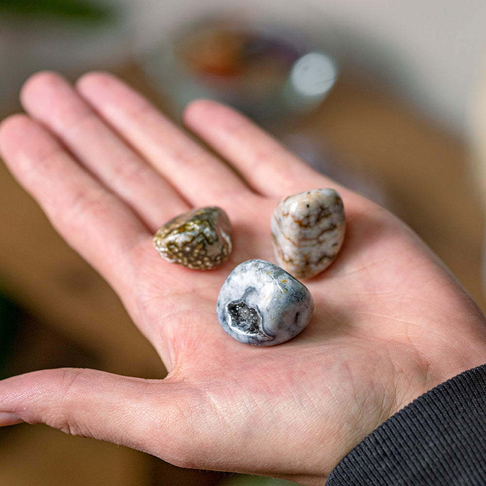 Ocean Jasper Tumblestones - Djuna Studios