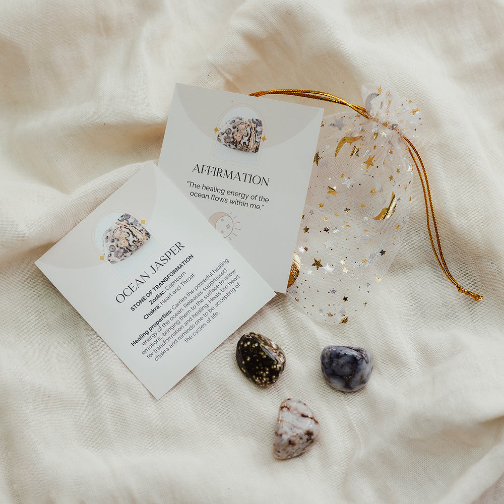 Ocean Jasper Tumblestones - Djuna Studios