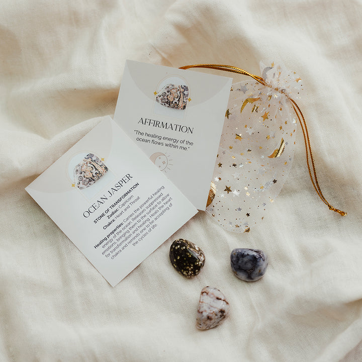 Ocean Jasper Tumblestones - Djuna Studios