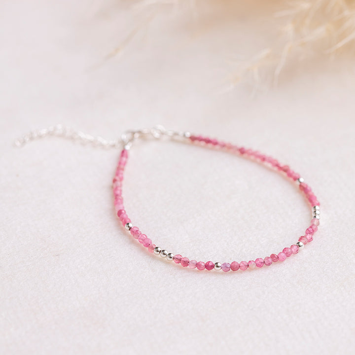 Pink Tourmaline Bracelet - Dainty - Djuna Studios