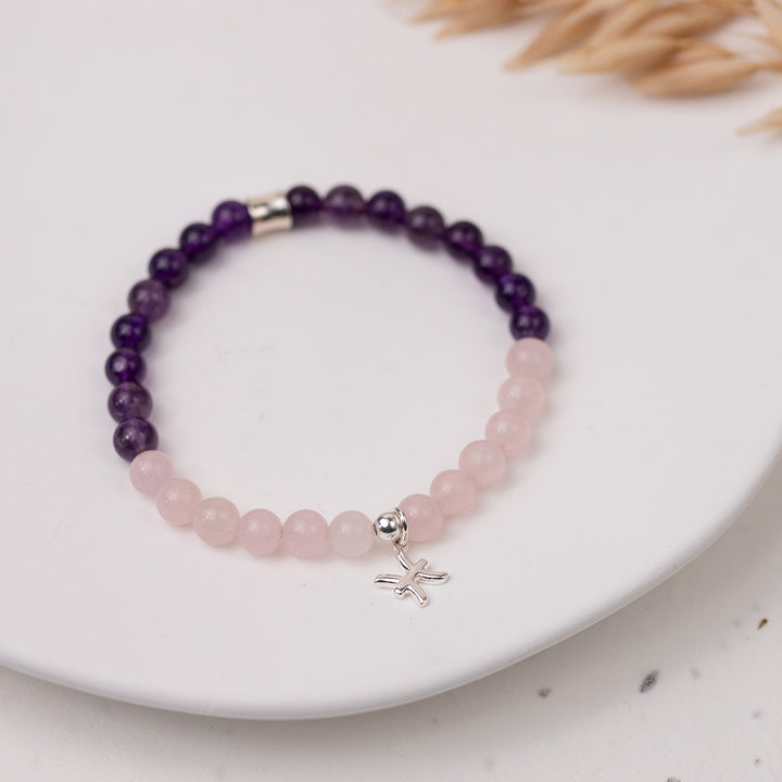 Pisces Birthstone Gemstone Bracelet - Djuna Studios