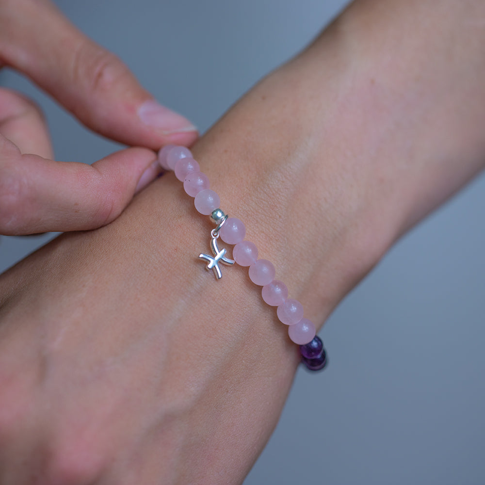 Pisces Birthstone Gemstone Bracelet - Djuna Studios