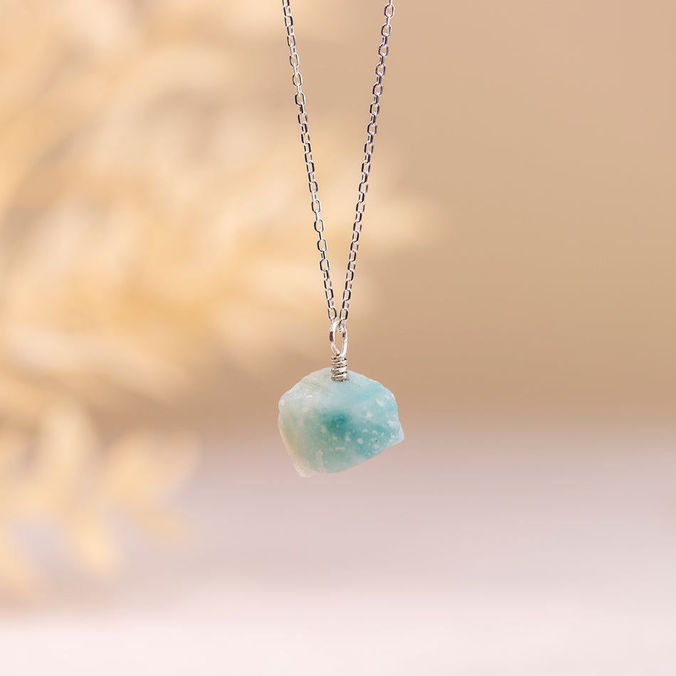 Natural Amazonite Necklace - Djuna Studios