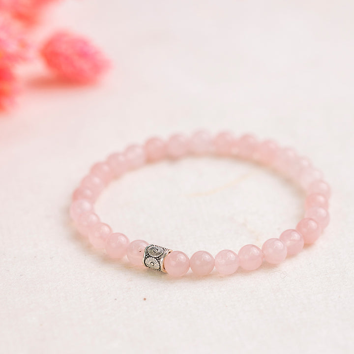 Rose Quartz Bracelet - 6mm - Djuna Studios