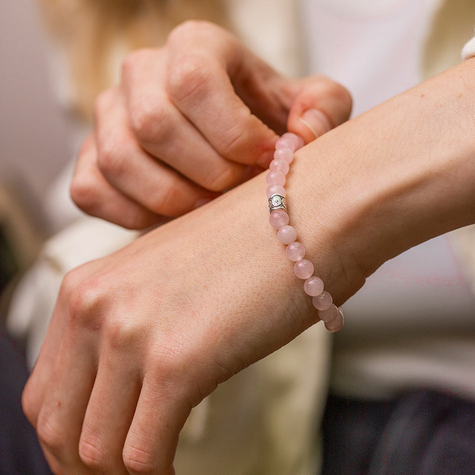 Rose Quartz Bracelet - 6mm - Djuna Studios