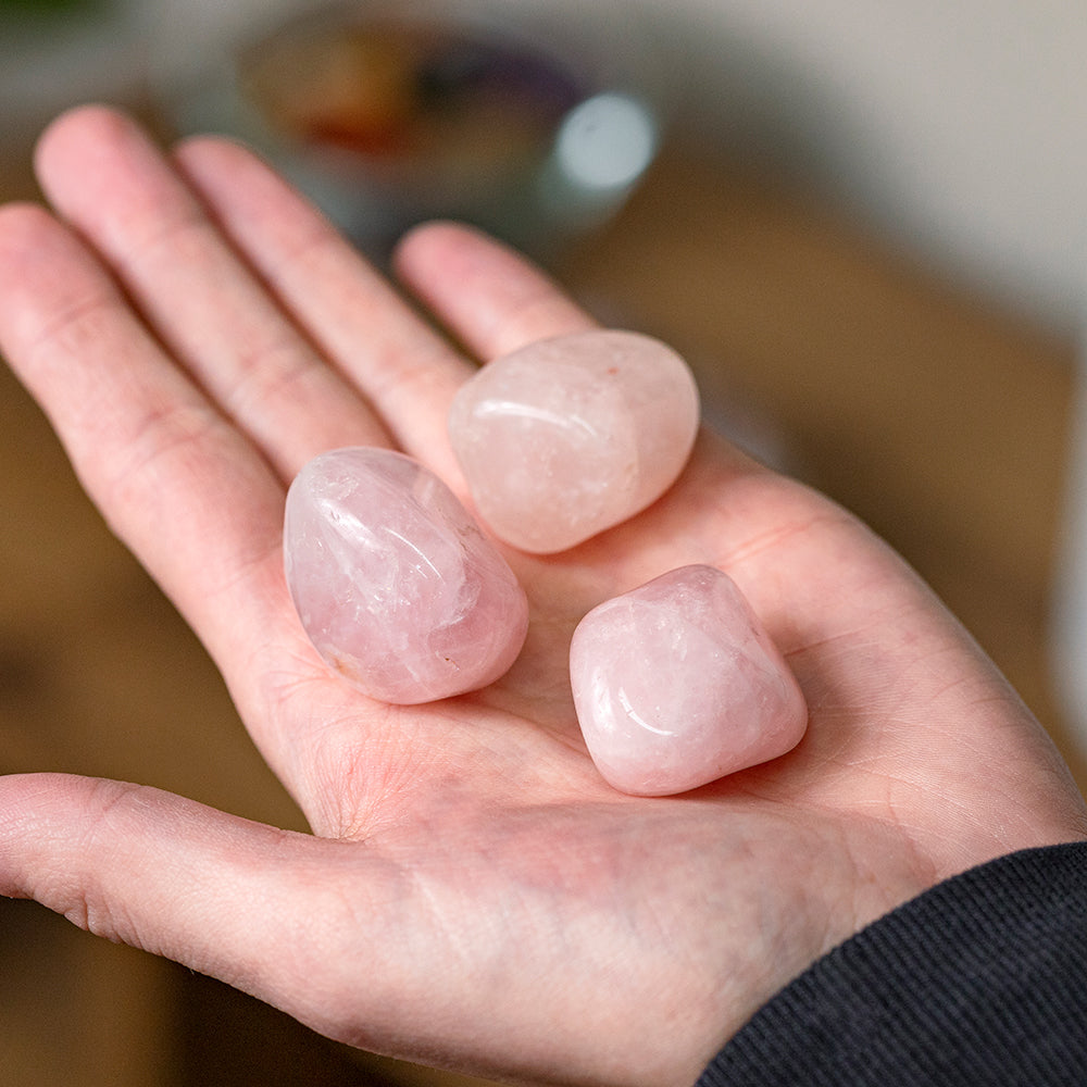 Rose Quartz Tumblestones - Djuna Studios