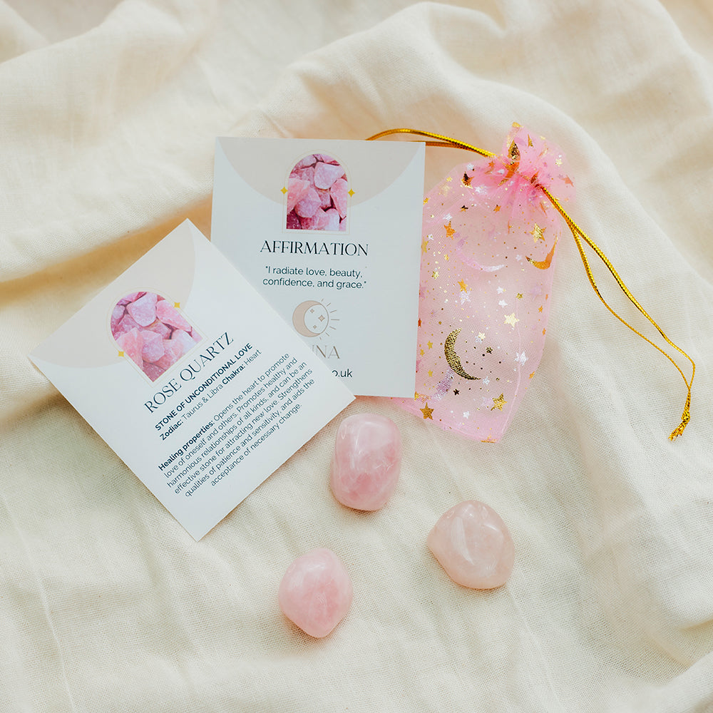 Rose Quartz Tumblestones - Djuna Studios