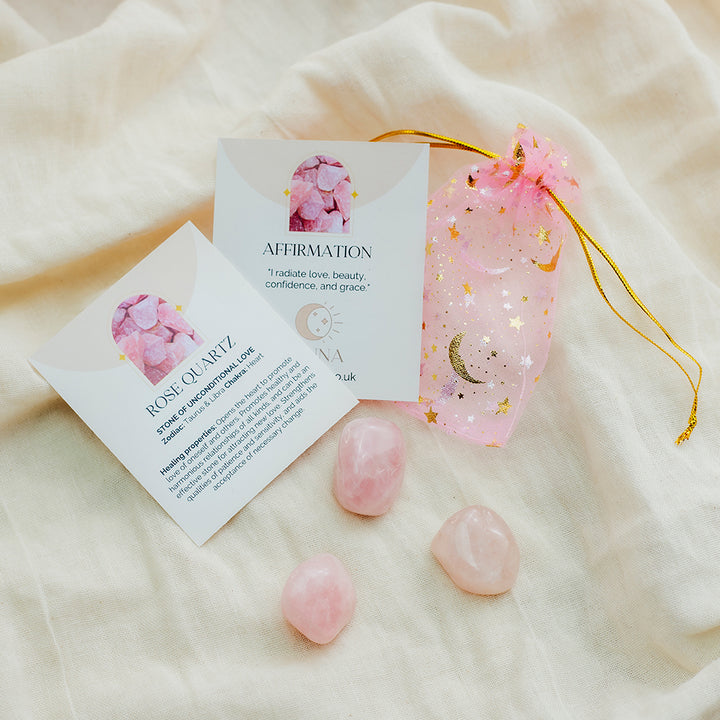Rose Quartz Tumblestones - Djuna Studios