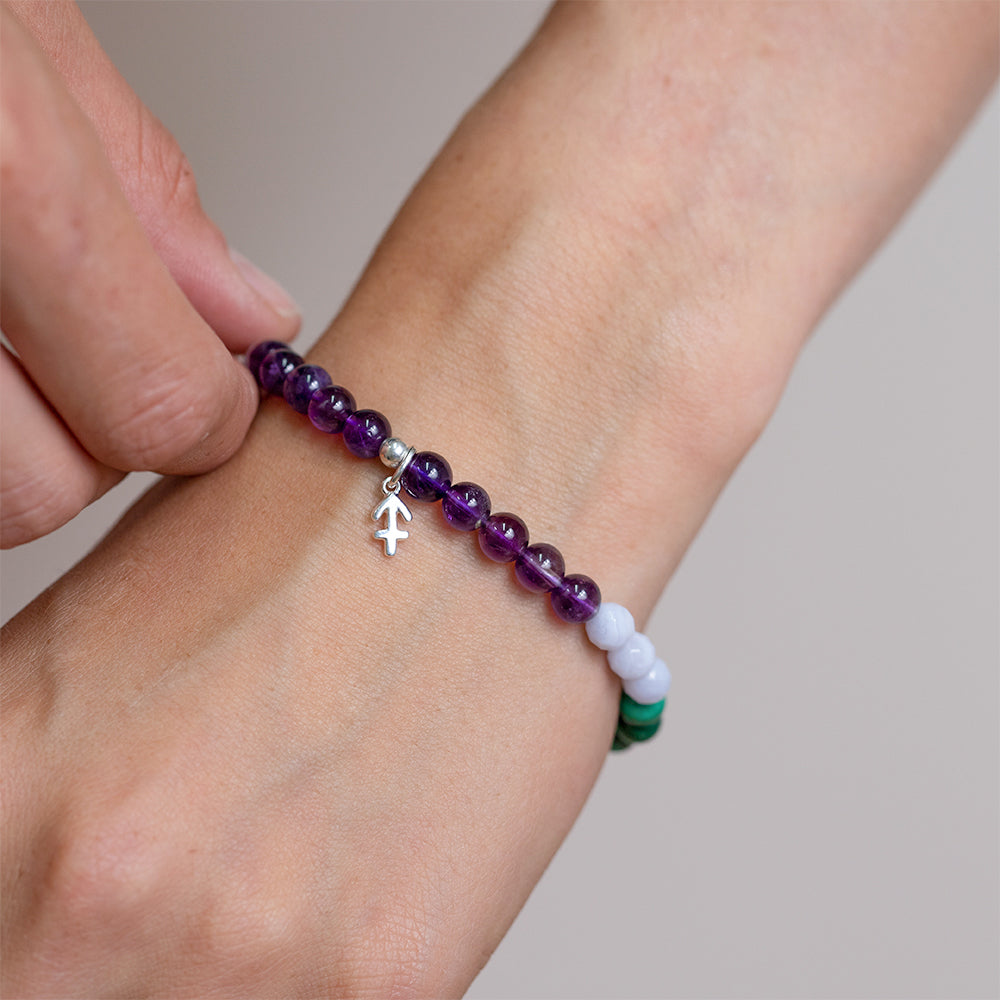 Sagittarius Birthstone Gemstone Bracelet - Djuna Studios