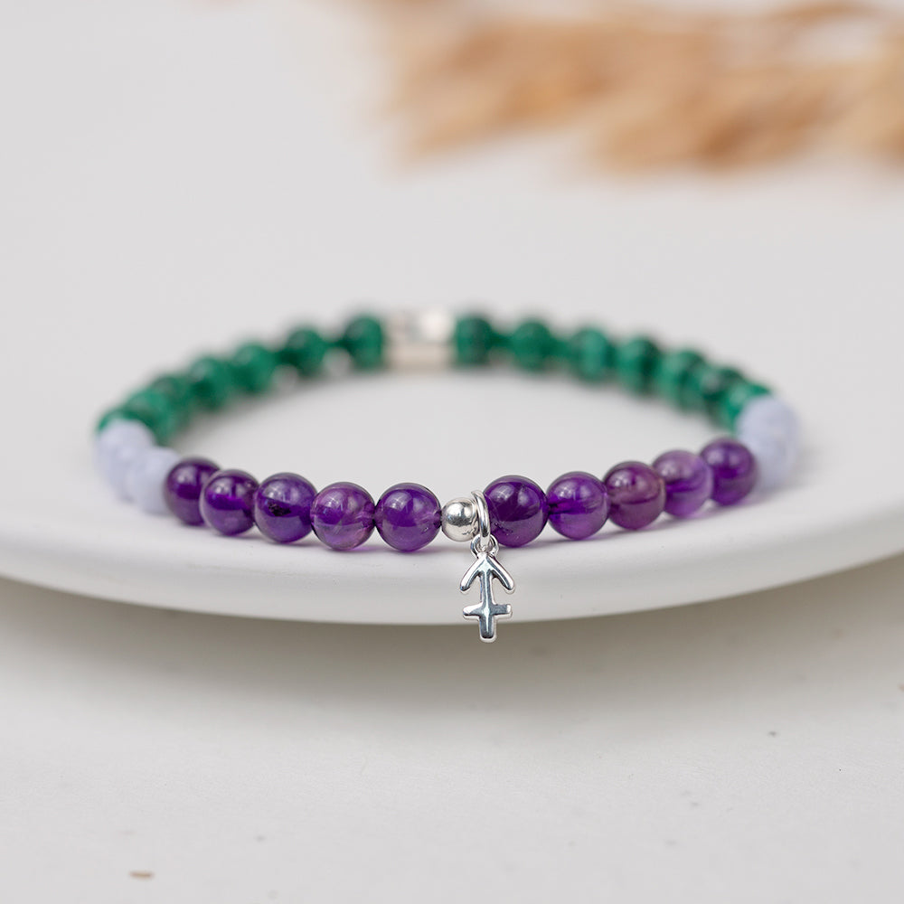 Sagittarius Birthstone Gemstone Bracelet - Djuna Studios