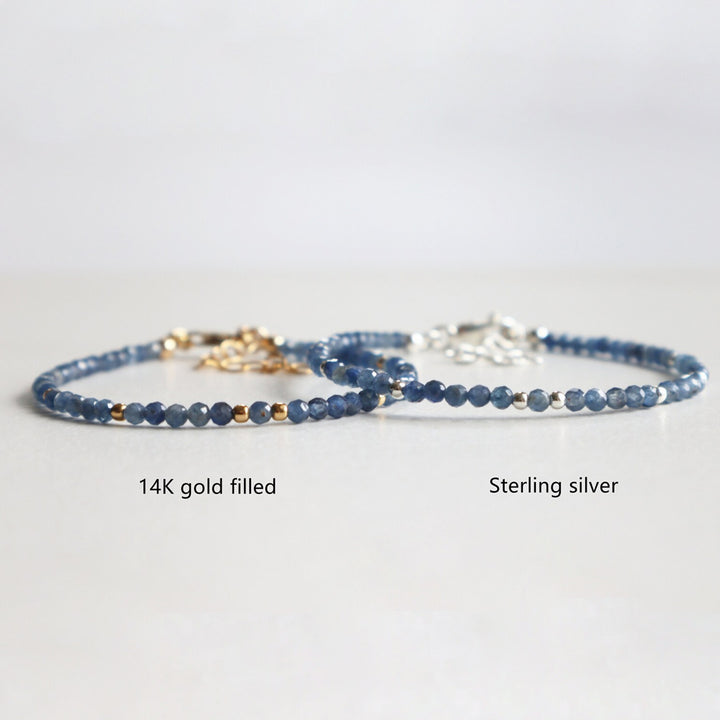 Sapphire Dainty Bracelet - Djuna Studios
