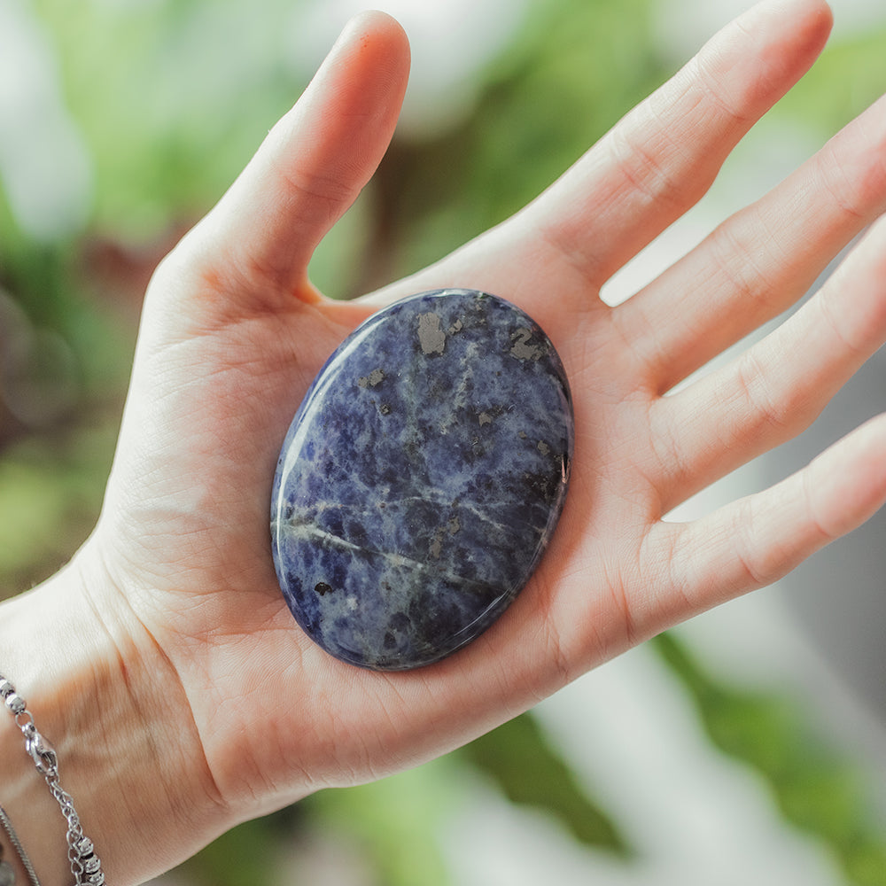 Sodalite Palm Stone - Djuna Studios