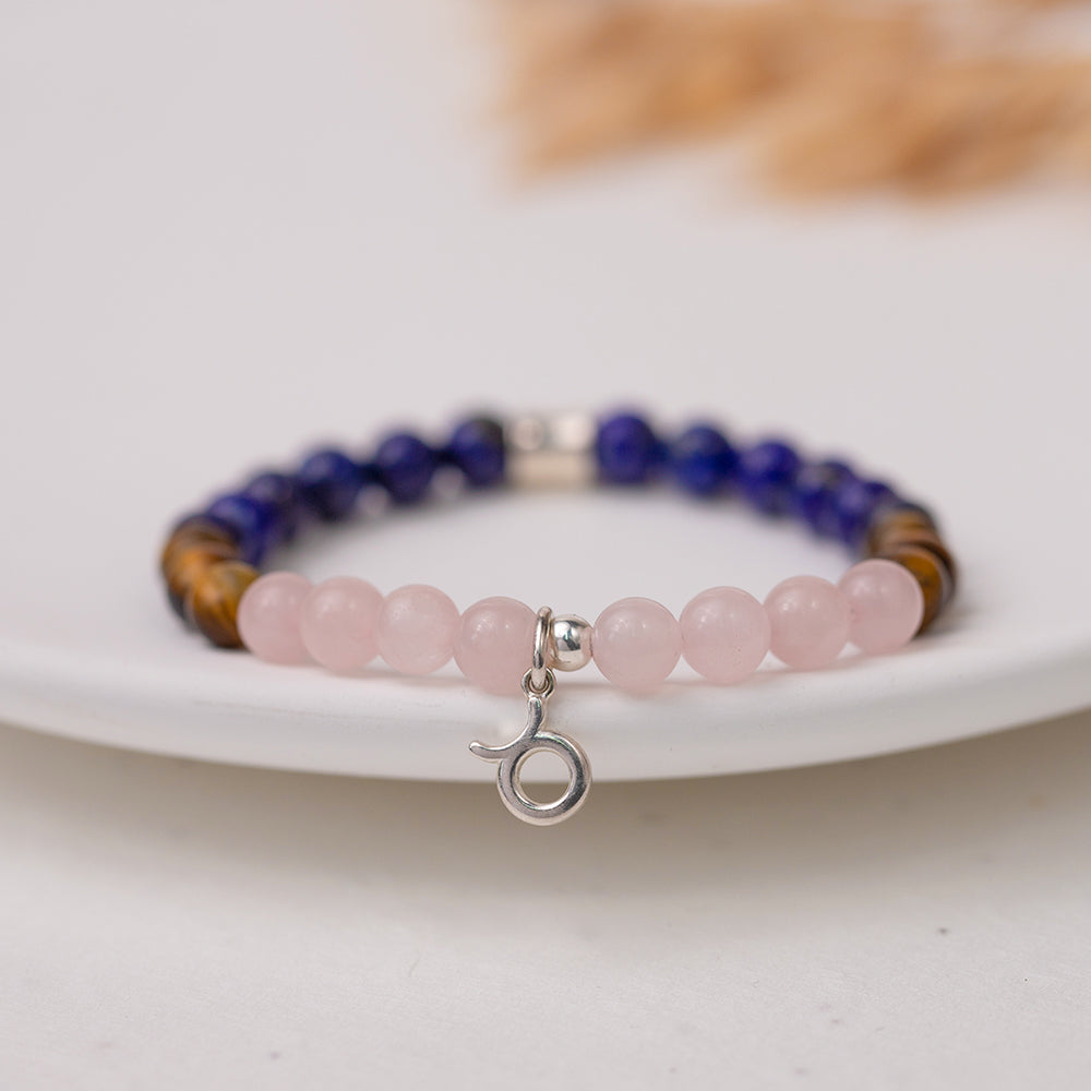 Taurus Birthstone Gemstone Bracelet - Djuna Studios