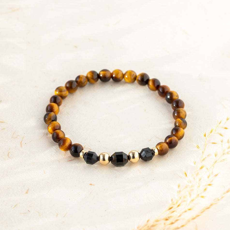 Spiritual Protection Gemstone Bracelet 6mm - Djuna Studios