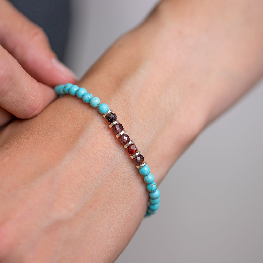 Sparkling Joy Gemstone Bracelet 4mm - Djuna Studios